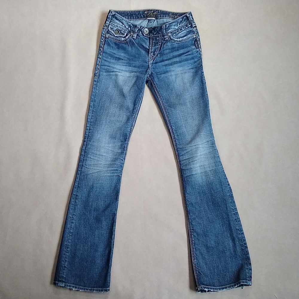 Silver Jeans – Women’s Jeans – Surplus - Blue – 25 – Mid Rise